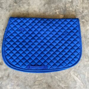 Blue Quilted Saddle Pad